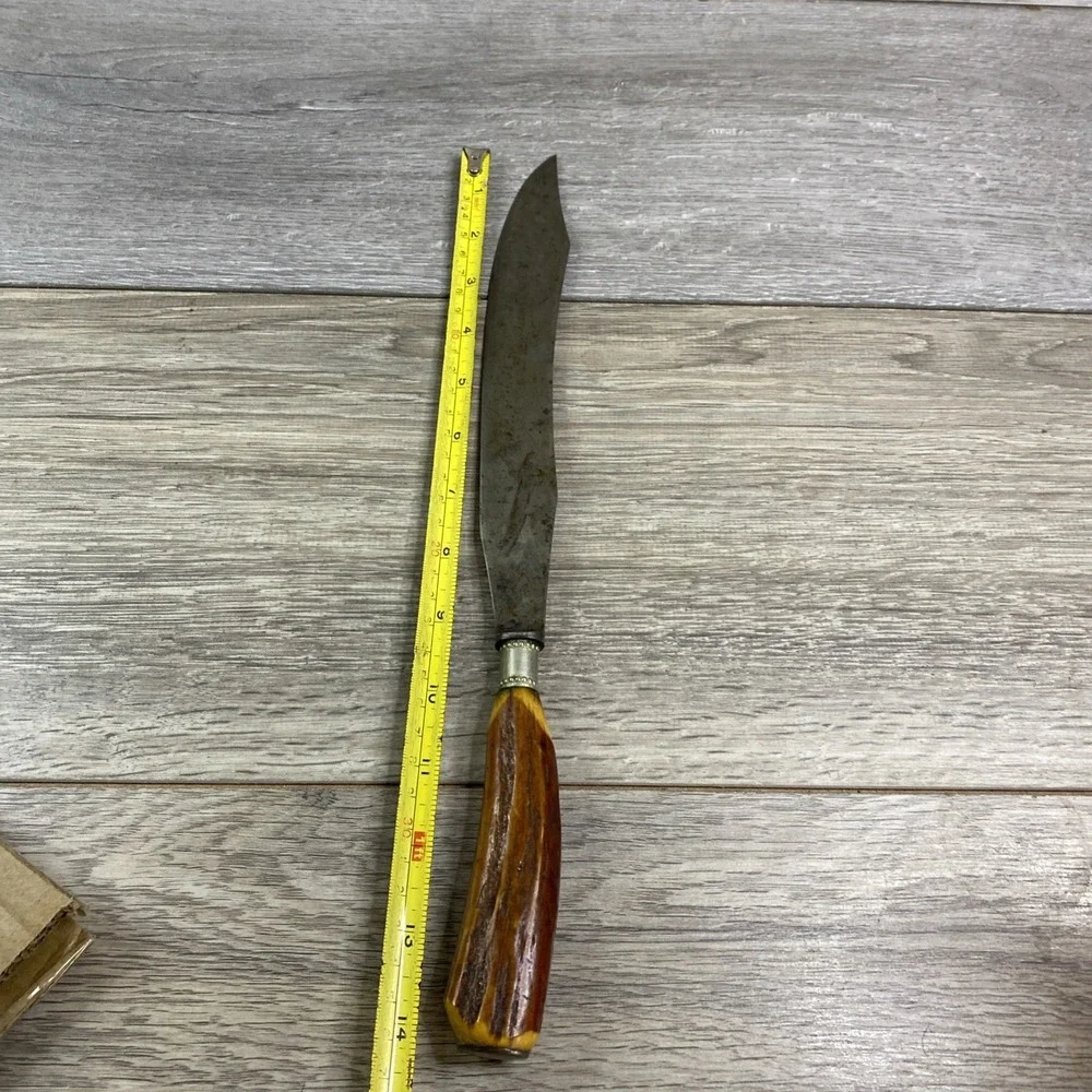 Meadow City Cutlery Company antler knife Superior 9.5